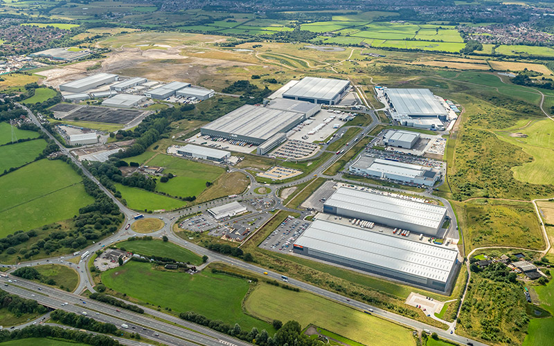 Logistics North aerial view